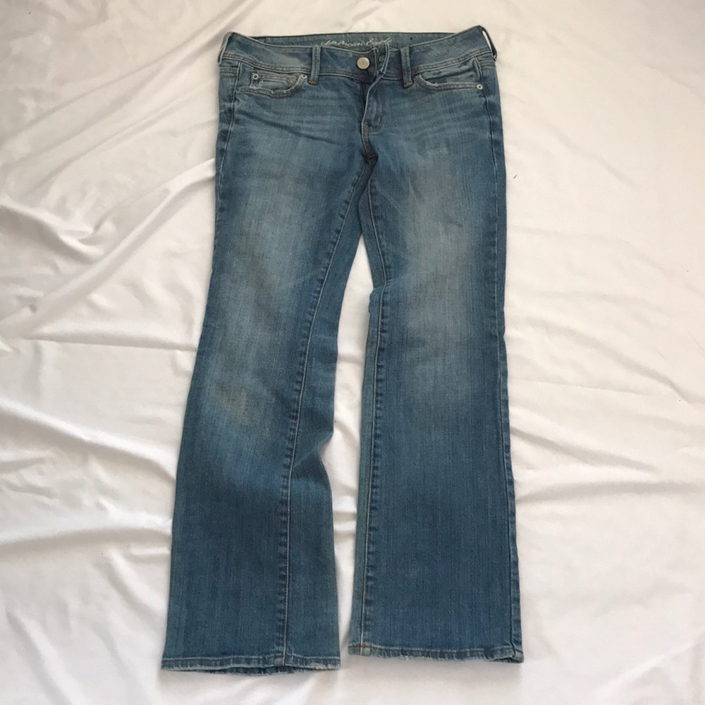 AEO Slim Boot Medium Wash